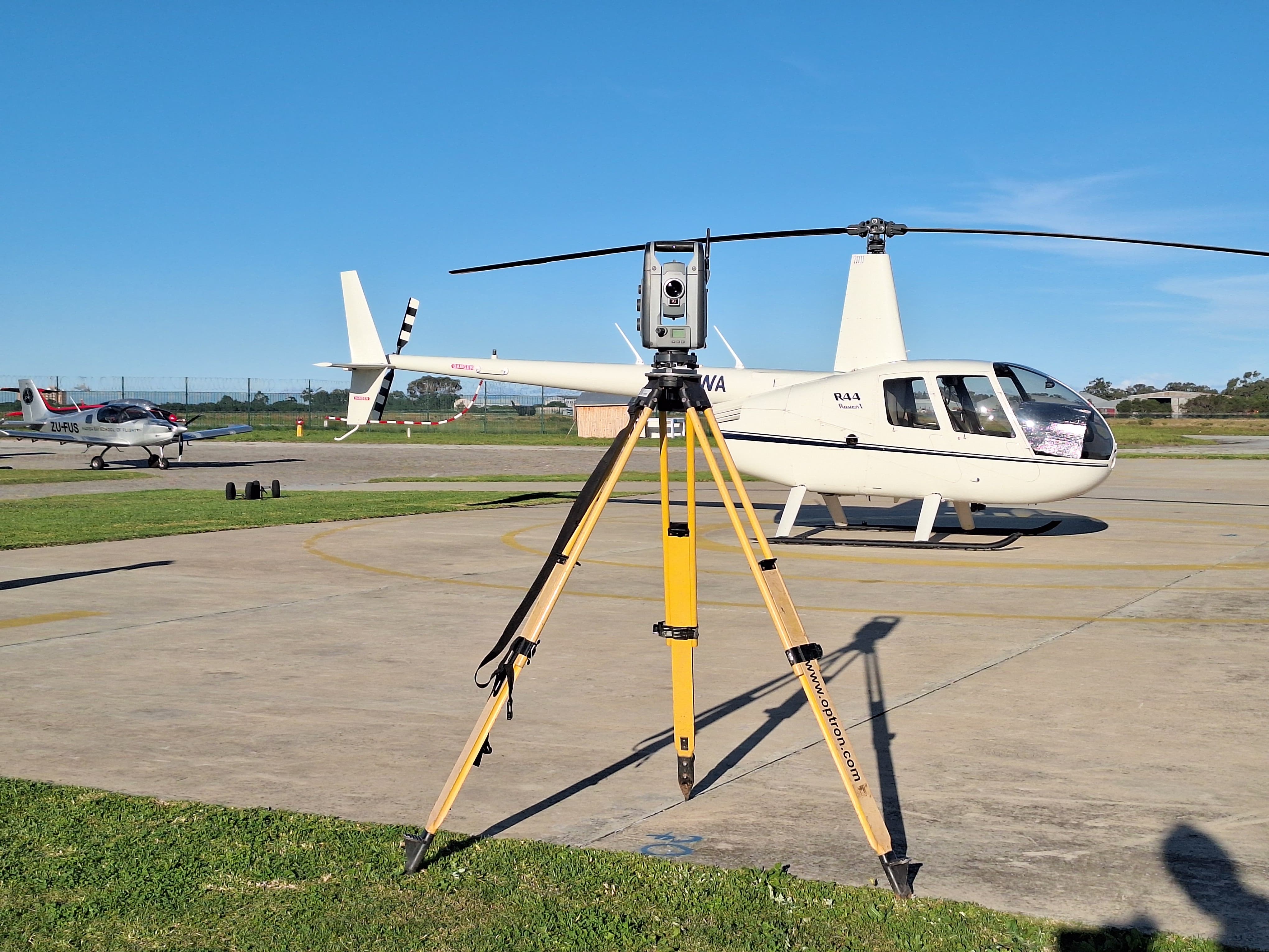 Drone mapping a construction site